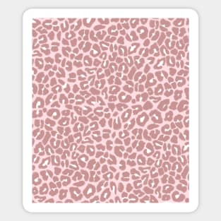 Blush Pink Leopard Print Sticker